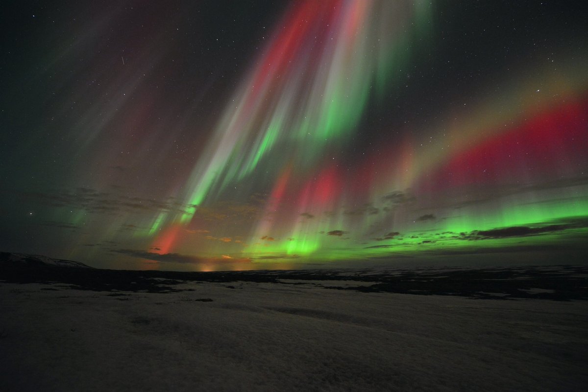 Aurora Borealis Iceland, Road 365 Laugarvatn