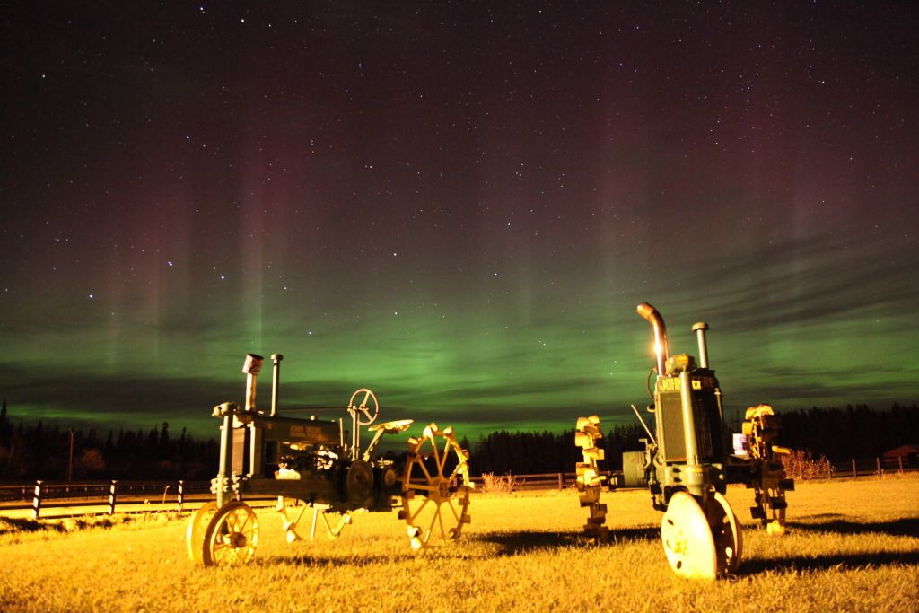 Aurora Borealis inMuirillo ,Ontario Canada