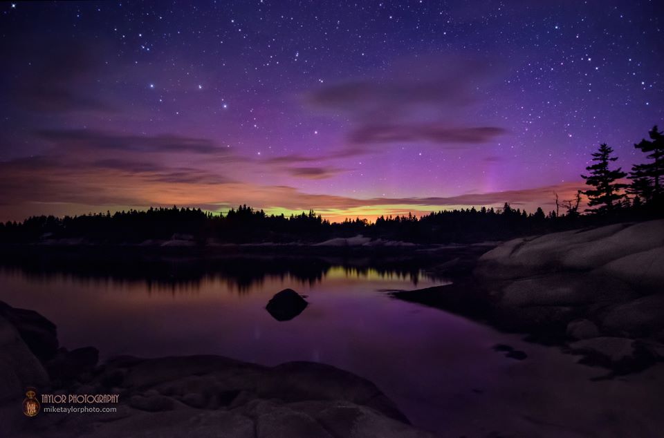 Aurora Borealis. From Stonington, Maine by Mike Taylor