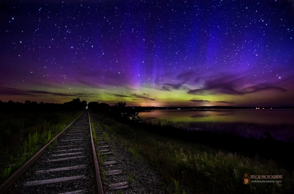 Aurora Borealis. From Unity, Maine by Mike Taylor