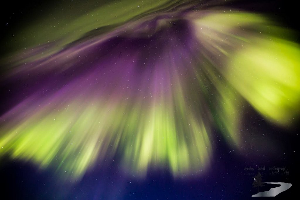 Aurora Borealis. From Valhalla Centre, Alberta by Terri Loberg Corbett