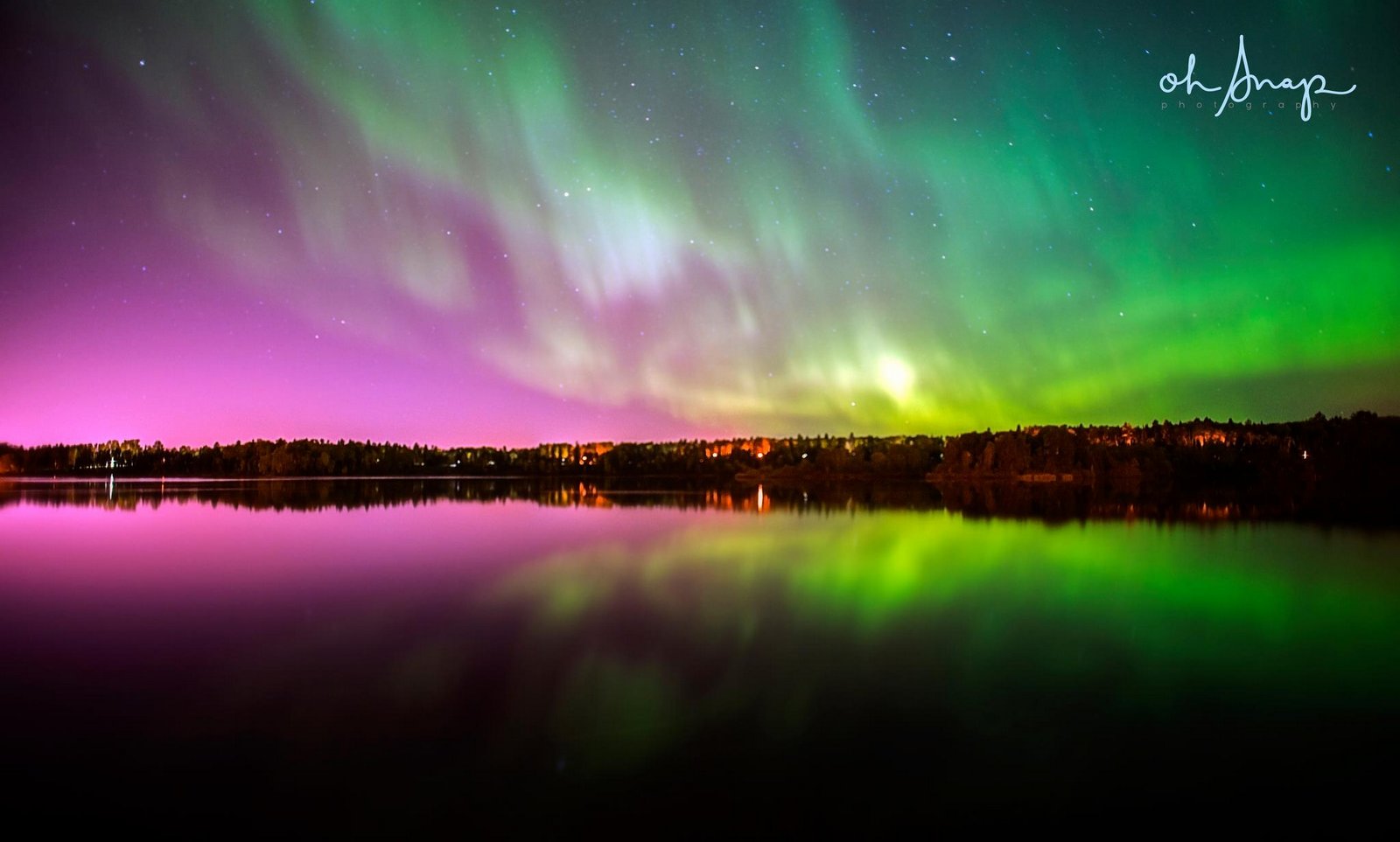 Aurora Borealis. From Thunder Bay Ontario by Oh Snap Photography