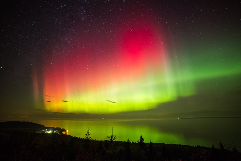 Aurora Borealis. From Eastern Quebec by Sebastien Ross