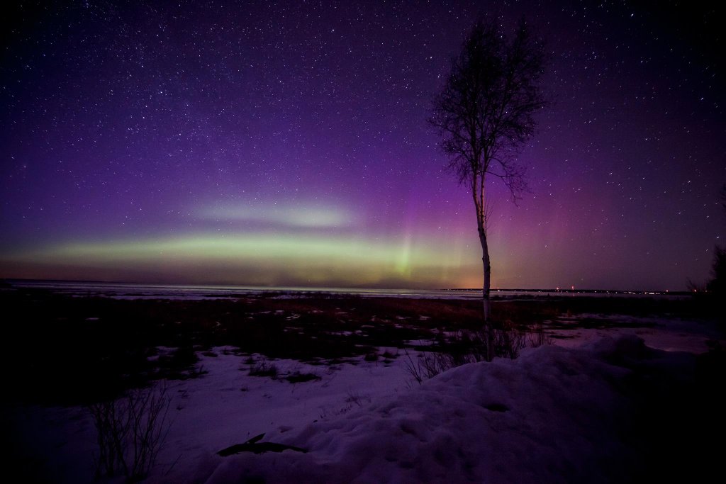 Aurora Borealis. From northern Michigan by Darrell Christie