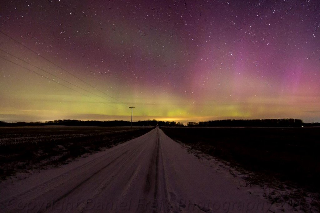 Aurora Borealis. Around the thumb area of Michigan by Daniel Frei Photography